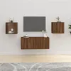 Image de vidaXL Meubles TV muraux 2 pcs Chêne marron 40x34,5x40 cm816655