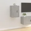 Image de vidaXL Meuble TV mural Gris béton 40x34,5x60 cm816664
