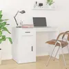 Image de vidaXL Bureau Blanc 100x49x75 cm Bois d'ingénierie816784