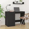 Image de vidaXL Bureau Noir 100x49x75 cm Bois d'ingénierie816785