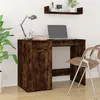 Image de vidaXL Bureau Chêne fumé 100x49x75 cm Bois d'ingénierie816789