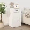 Image de vidaXL Armoire de bureau Blanc brillant 40x49x75 cm Bois d'ingénierie816794