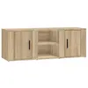 Image de vidaXL Meuble TV Chêne sonoma 100x31,5x35 cm Bois d'ingénierie