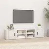 Image de vidaXL Meubles TV 2 pcs Blanc brillant 80x31,5x36 cm Bois d'ingénierie819441