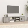 Image de vidaXL Meubles TV 2 pcs Gris béton 80x31,5x36 cm Bois d'ingénierie819445