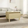 Image de vidaXL Table d'appoint Chêne sonoma 50x46x35 cm Bois d'ingénierie