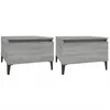 Image de vidaXL Vidaxl Tables D'appoint 2 Pcs Sonoma Gris 50x46x35 Cm Bois Ingénierie