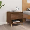 Image de vidaXL Table de chevet Chêne brun 50x46x50 cm Bois d'ingénierie819546
