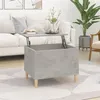 Image de vidaXL Table basse Gris béton 60x44,5x45 cm Bois d'ingénierie819568