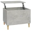 Image de vidaXL Table basse Gris bÃ©ton 60x44,5x45 cm Bois d'ingÃ©nierie
