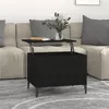 Image de vidaXL Table basse Noir 60x44,5x45 cm Bois d'ingénierie819573