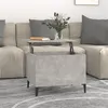 Image de vidaXL Table basse Gris béton 60x44,5x45 cm Bois d'ingénierie