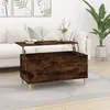 Image de vidaXL Table basse Chêne fumé 90x44,5x45 cm Bois d'ingénierie819585