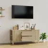 Image de vidaXL Meuble TV Chêne sonoma 102x44,5x50 cm Bois d'ingénierie819599