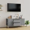 Image de vidaXL Meuble TV Sonoma gris 102x44,5x50 cm Bois d'ingénierie819602