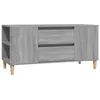 Image de vidaXL Meuble TV Sonoma gris 102x44,5x50 cm Bois d'ingÃ©nierie