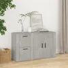 Image de vidaXL Buffet Gris béton 100x33x59,5 cm Bois d'ingénierie821000