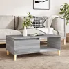 Image de vidaXL Table basse Sonoma gris 90x50x36,5 cm Bois d'ingénierie821050