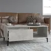 Image de vidaXL Table basse Gris béton 90x50x36,5 cm Bois d'ingénierie821056