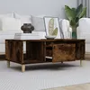 Image de vidaXL Table basse Chêne fumé 90x50x36,5 cm Bois d'ingénierie821065