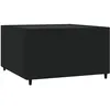 Image de vidaXL Vidaxl Table Basse De Jardin Carré Noir 50x50x30 Cm Résine Tressée