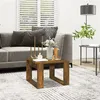 Image de vidaXL Table d'appoint Chêne fumé 50x50x35 cm Bois d'ingénierie