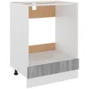 Image de vidaXL Vidaxl Armoire À Four Lyon Sonoma Gris 60x46x81,5 Cm