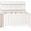 Image de vidaXL Vidaxl Boîte De Rangement De Jardin Blanc 115x49x60 Cm Bois De Pin