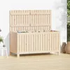 Image de vidaXL Boîte de rangement de jardin 121x55x64 cm Bois massif de pin823843