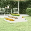 Image de vidaXL Jardinière Blanc 80x80x27 cm Bois massif de pin823893