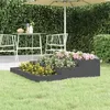 Image de vidaXL Jardinière Gris 107x107x27 cm Bois massif de pin823915