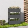 Image de vidaXL Jardinière Gris 77x25x104,5 cm Bois massif de pin823936