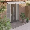 Image de vidaXL Auvent de porte Noir 300x100 cm Polycarbonate153569