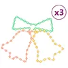 Image de vidaXL Figurines de cloches de Noël avec 72 LED 3 pcs 50x56 cm