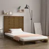 Image de vidaXL Tête de lit murale Marron miel 96x3x91,5 cm Bois massif de pin