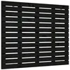 Image de vidaXL TÃªte de lit murale Noir 96x3x91,5 cm Bois massif de pin