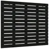 Image de vidaXL TÃªte de lit murale Noir 126x3x91,5 cm Bois massif de pin