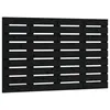 Image de vidaXL TÃªte de lit murale Noir 106x3x63 cm Bois massif de pin