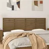 Image de vidaXL Tête de lit murale Marron miel 206x3x63 cm Bois massif de pin824721