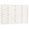 Image de vidaXL TÃªte de lit murale Blanc 96x3x63 cm Bois massif de pin