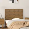 Image de vidaXL Tête de lit murale Marron miel 96x3x63 cm Bois massif de pin