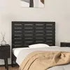 Image de vidaXL Tête de lit murale Noir 96x3x63 cm Bois massif de pin
