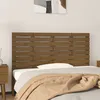 Image de vidaXL Tête de lit murale Marron miel 126x3x63 cm Bois massif de pin