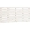 Image de vidaXL Vidaxl Tête De Lit Murale Blanc 146x3x63 Cm Bois Massif De Pin