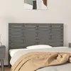 Image de vidaXL Tête de lit murale Gris 146x3x63 cm Bois massif de pin824735