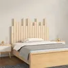 Image de vidaXL Tête de lit murale 108x3x80 cm Bois massif de pin