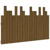 Image de vidaXL TÃªte de lit murale Marron miel 127,5x3x80 cm Bois massif de pin