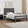 Image de vidaXL Tête de lit murale Gris 108x3x60 cm Bois massif de pin824825