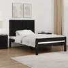 Image de vidaXL Tête de lit murale Noir 108x3x60 cm Bois massif de pin824827
