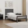 Image de vidaXL Tête de lit murale Gris 95,5x3x60 cm Bois massif de pin